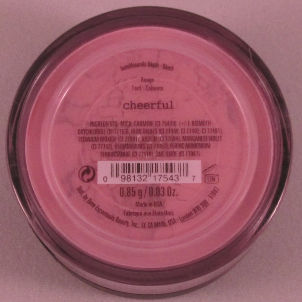 #NWT Original bareMinerals Cheerful Loose Powder Blush 0.85g/0.03oz